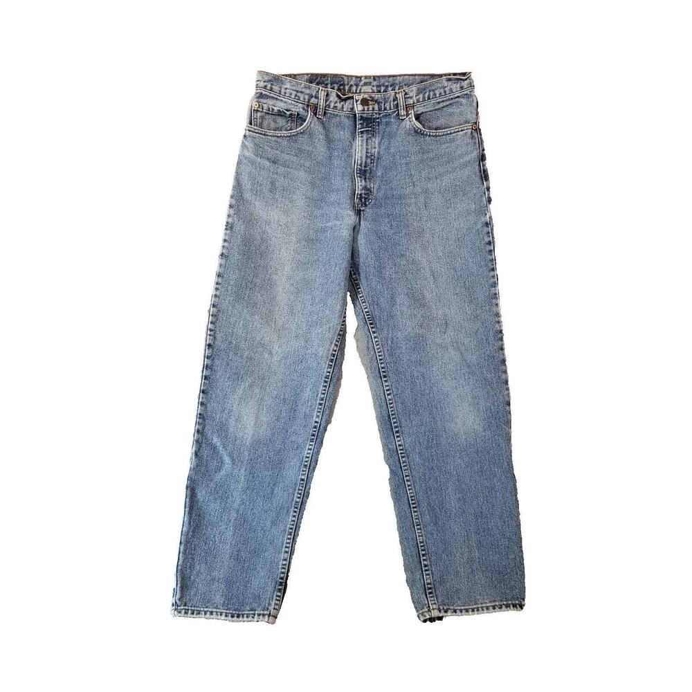 vintage Levi's 550 jeans men's 36x30 relaxed straight blue denim pants USA